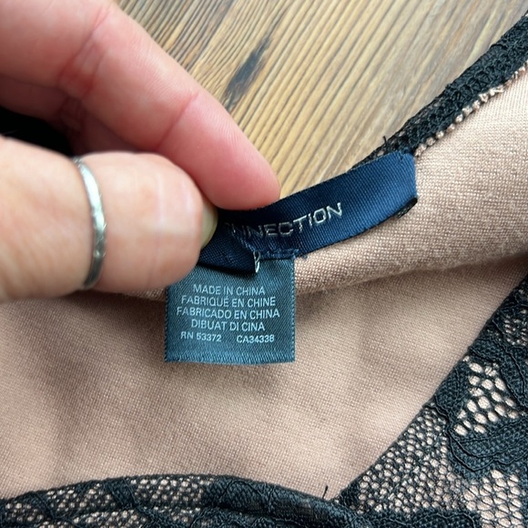 French Connection Thora Lula Long Sleeve Lace Dress Size: M - Picture 5 of 9